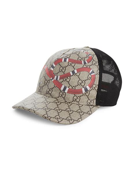 gucci snake cap beige